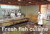 Fresh fish cuisine